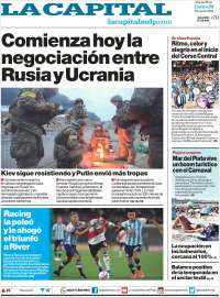 Portada de Diario La Capital - Mar del Plata (Argentina)