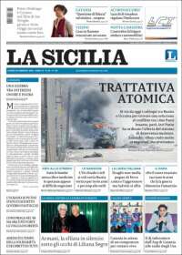 Portada de La Sicilia (Italia)