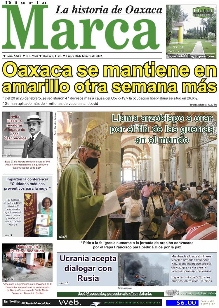 Portada de Diario Marca (Mexico)