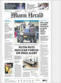 Portada de Miami Herald (USA)