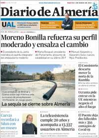 Portada de Diario de Almería (Espagne)