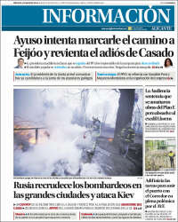 Portada de Diario Información (España)