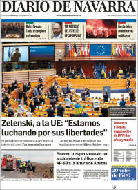 Portada de Diario de Navarra (España)