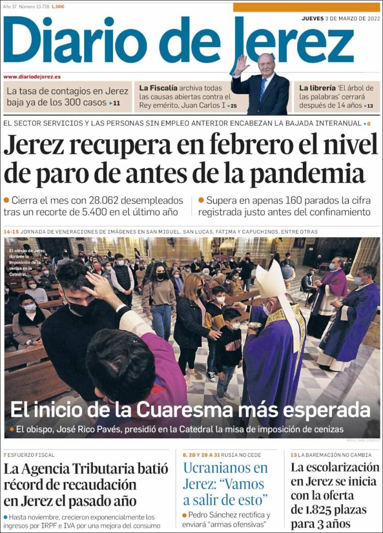 Portada de Diario de Jerez (Espa&ntilde;a)