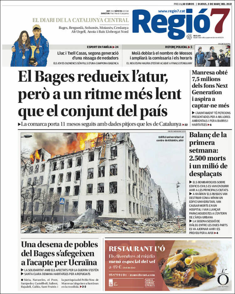 Portada de Regio7 (Espa&ntilde;a)