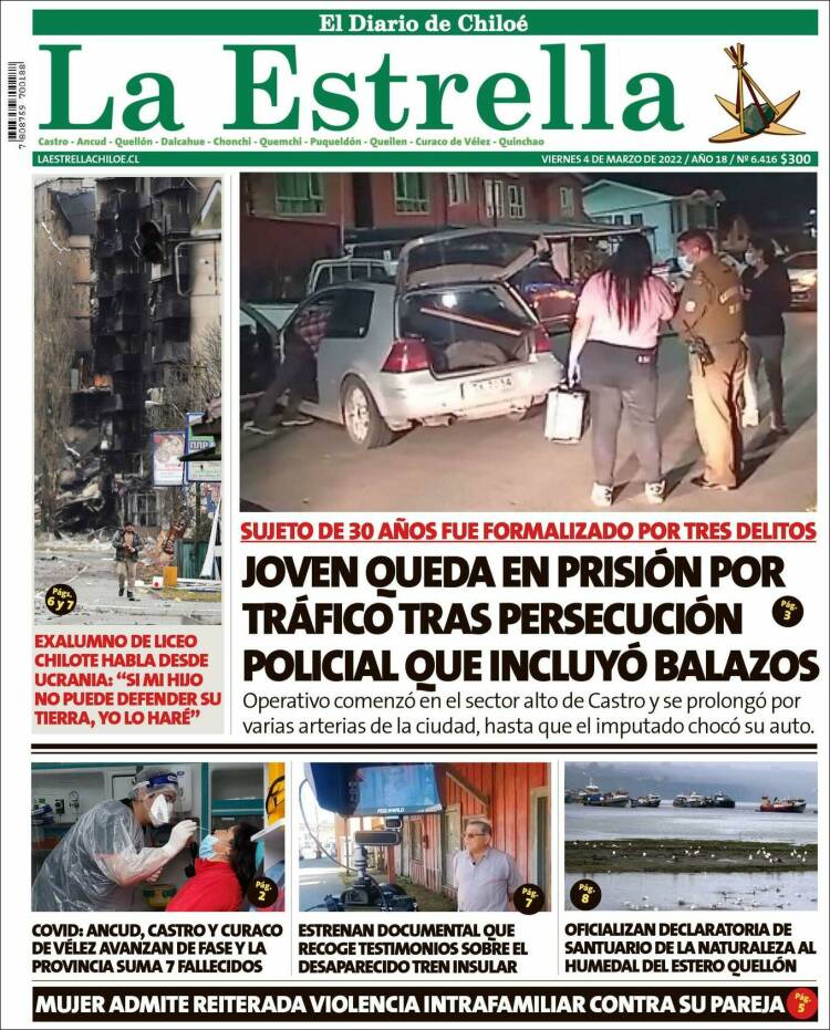 Portada de Estrella de Chiloé (Chile)