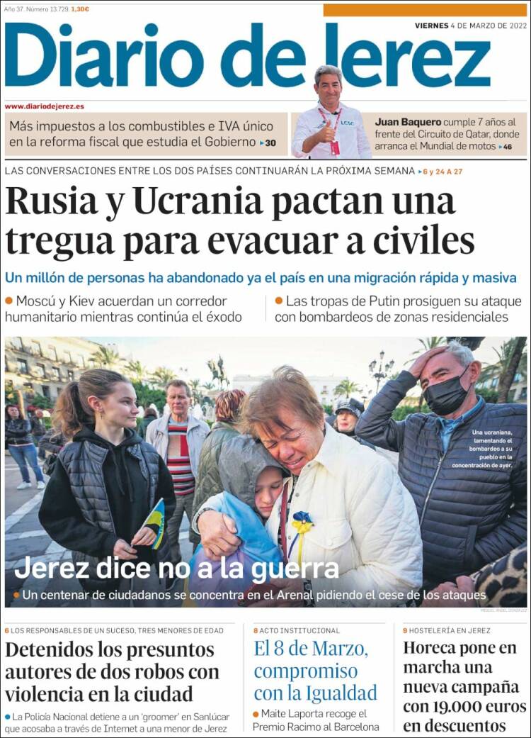 Portada de Diario de Jerez (España)