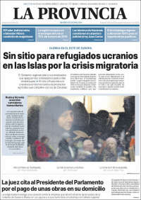 Portada de La Provincia (España)