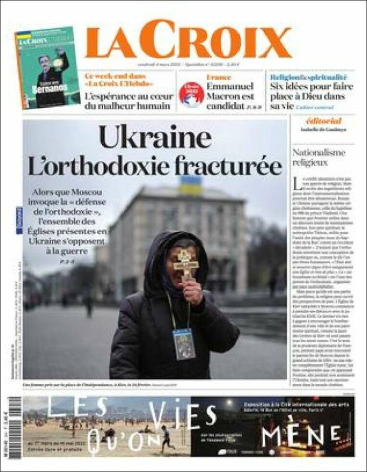 Portada de La Croix (Francia)