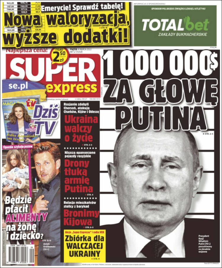 Portada de Super Express (Polonia)