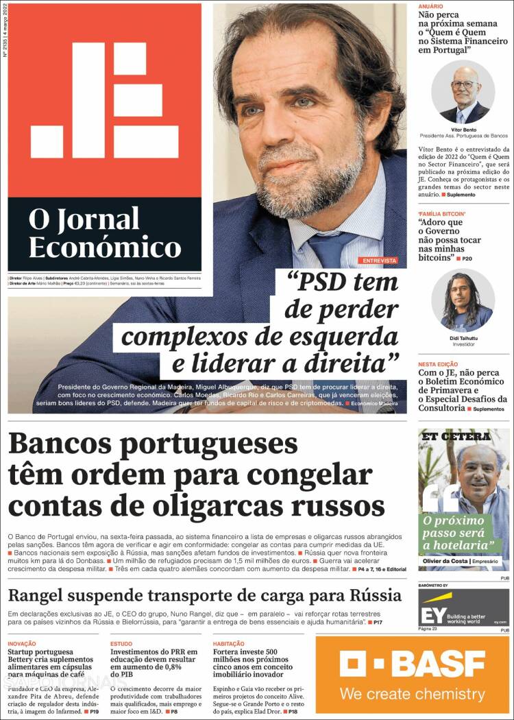 Portada de Oje (Portugal)