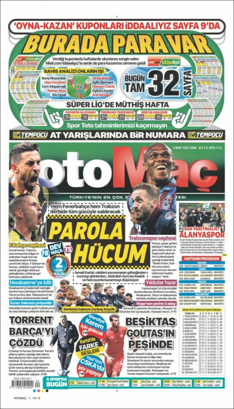 Portada de Fotomaç (Turqu&iacute;a)