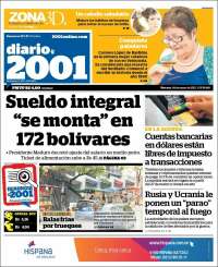 Portada de 2001 - Dosmiluno (Venezuela)