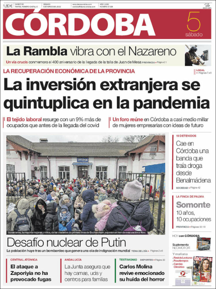 Portada de Diario de Córdoba (Espa&ntilde;a)