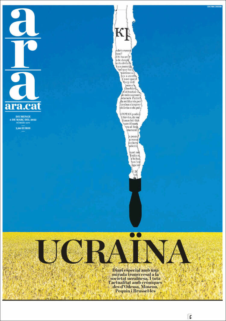 Portada de Ara (Spain)