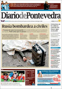 Portada de Diario de Pontevedra (España)