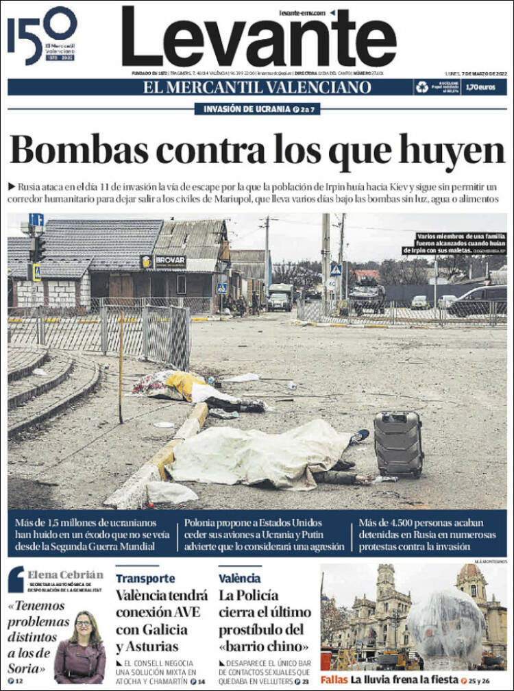 Portada de Levante (Spain)