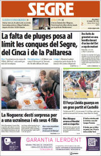 Portada de Segre (España)