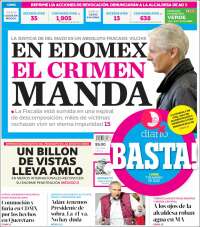 Portada de Diario Basta (México)