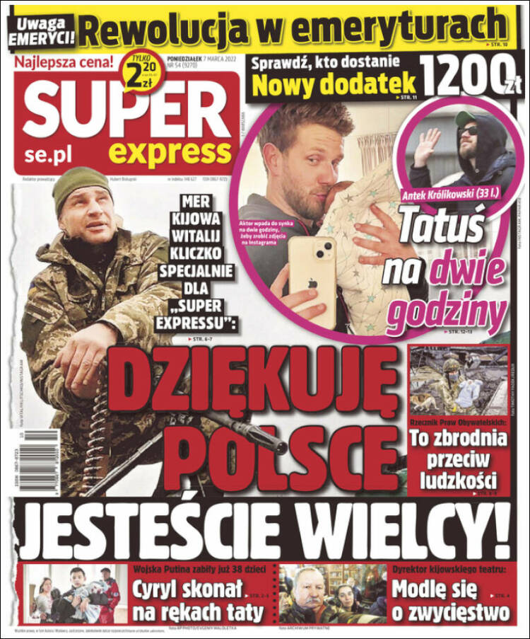 Portada de Super Express (Polonia)