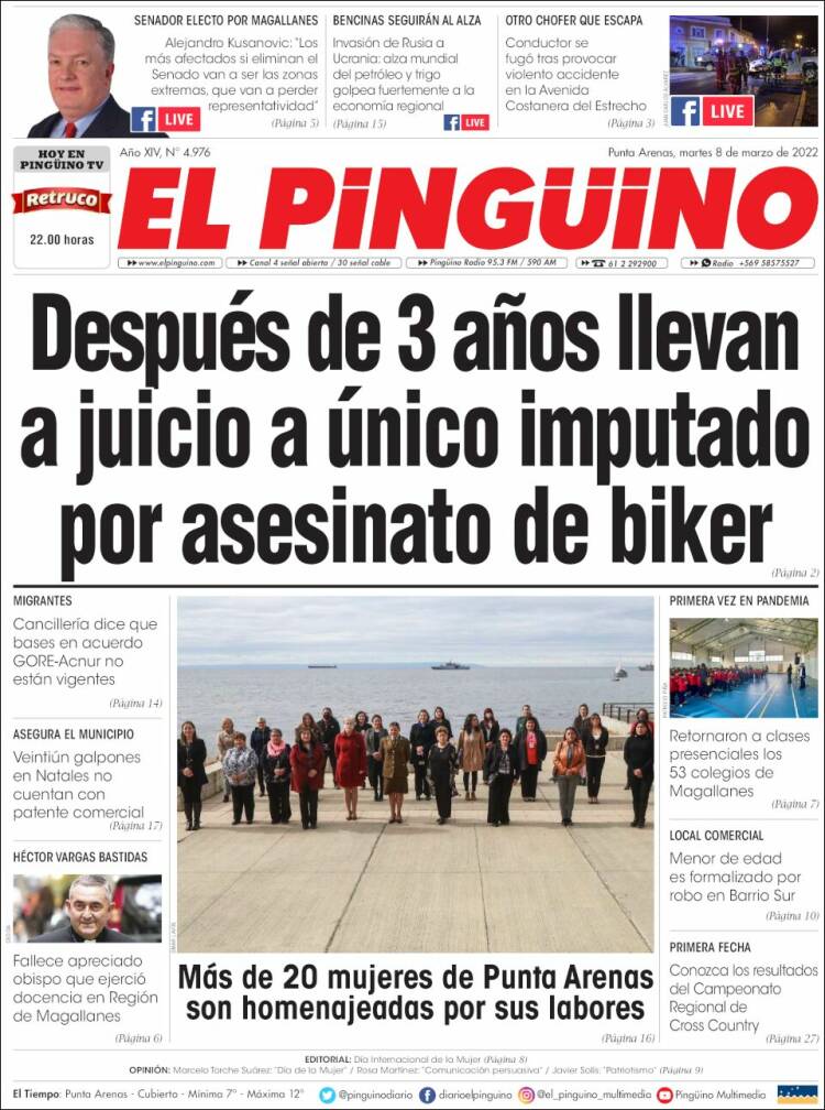 Portada de El Pingüino (Chile)