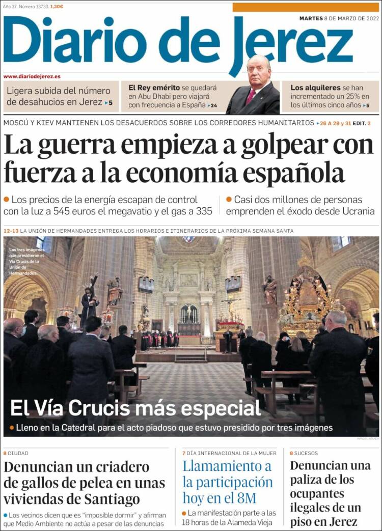 Portada de Diario de Jerez (España)