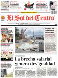 Portada de El Sol del Centro (México)