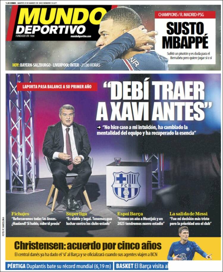 Portada de El Mundo Deportivo (España)