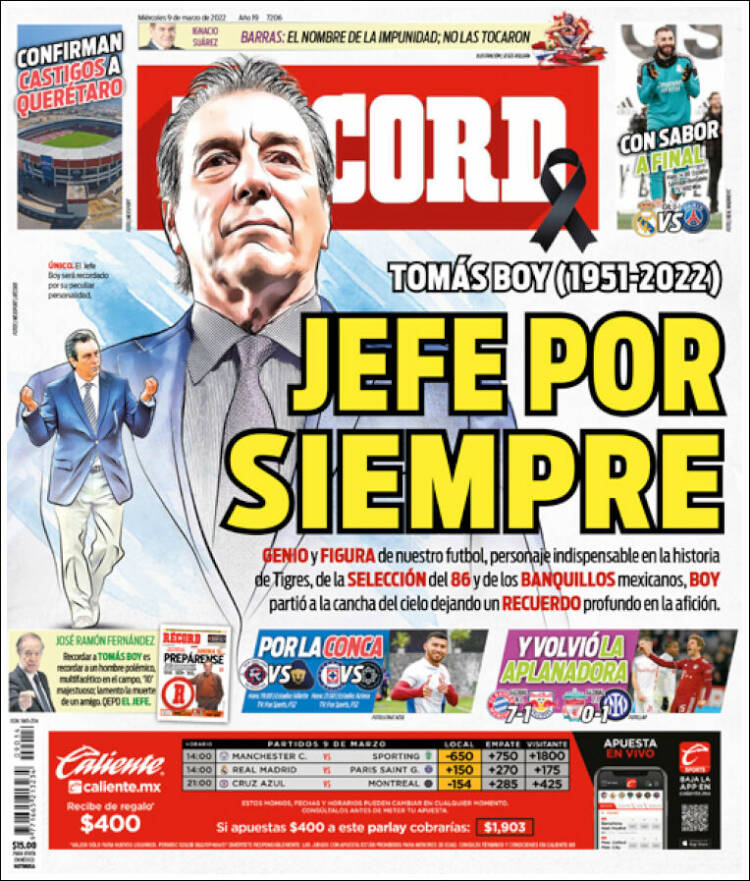 Portada de Record (M&eacute;xico)