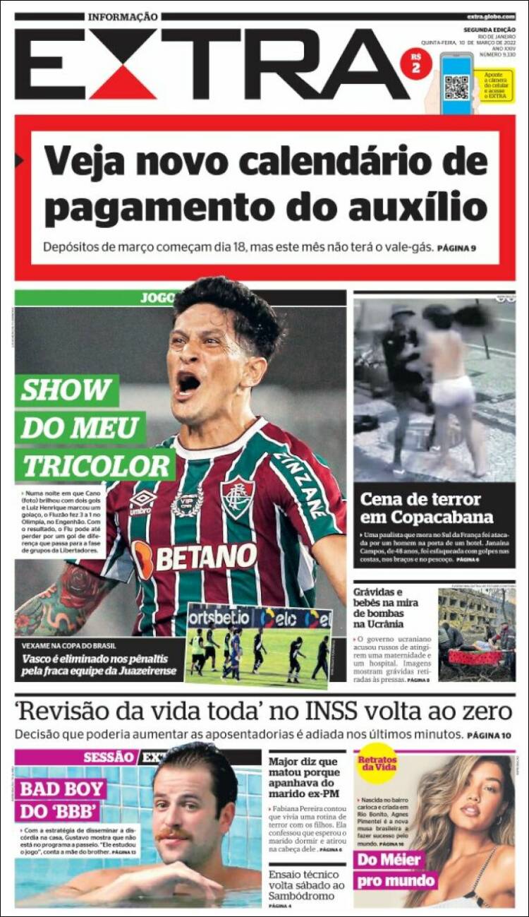 Portada de Extra (Brasil)