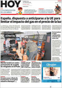 Portada de Hoy - Caceres (España)