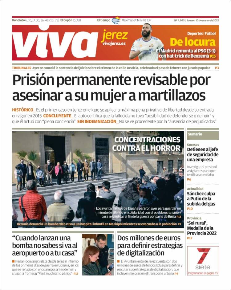 Portada de Información - Jerez (España)