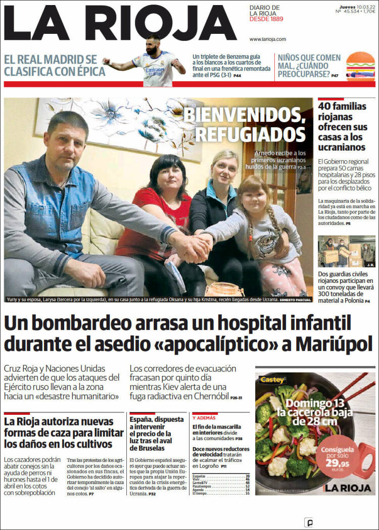 Portada de La Rioja (España)