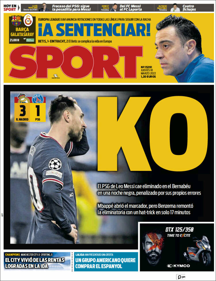 Portada de Sport (España)