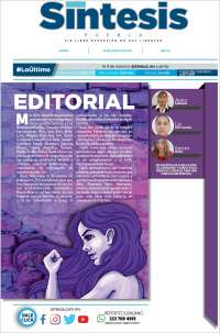 Portada de Síntesis - Puebla (M&eacute;xico)