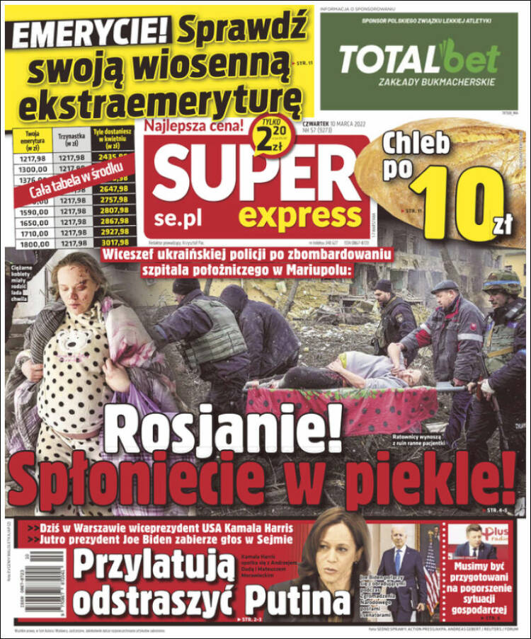 Portada de Super Express (Polonia)