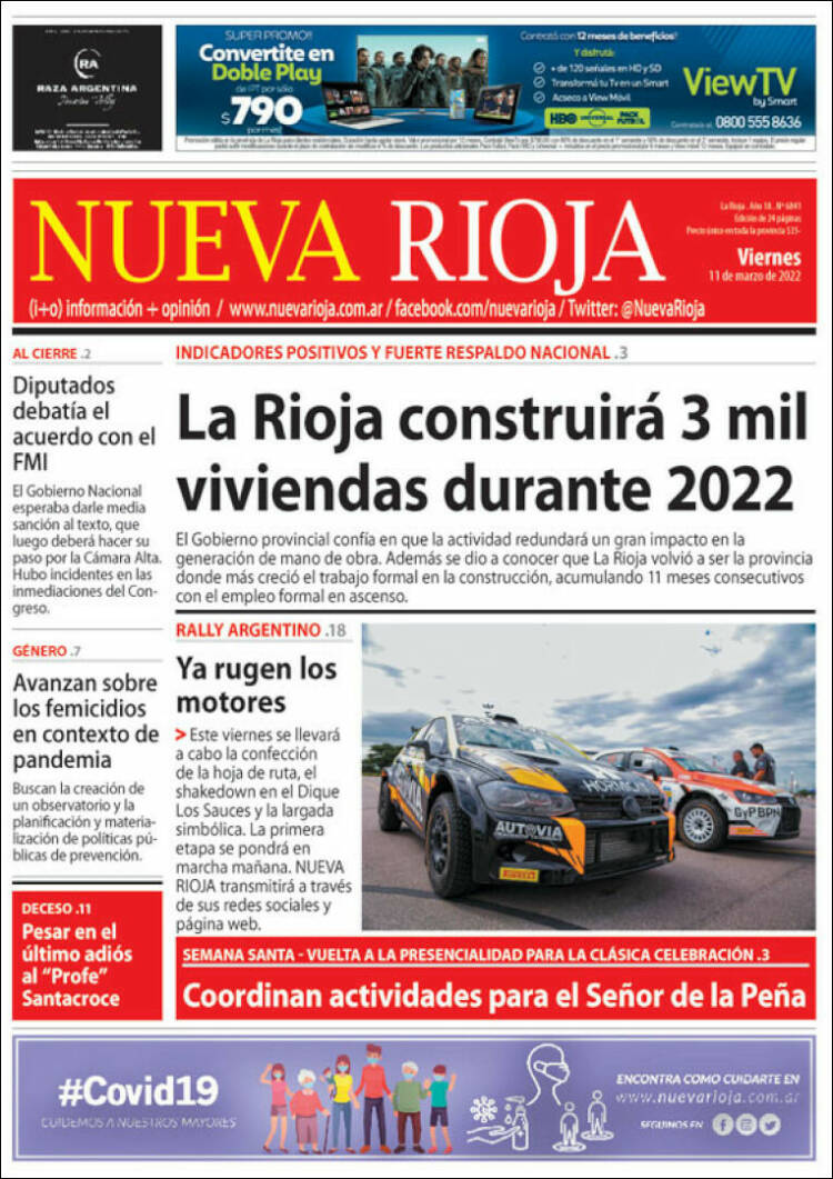 Portada de Nueva Rioja (Argentina)