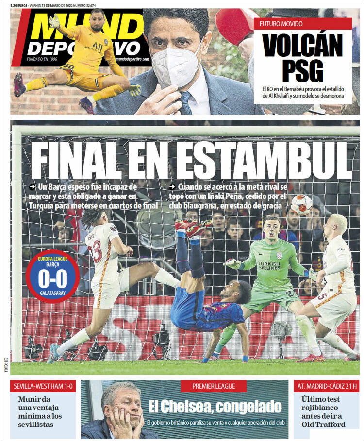 Portada de El Mundo Deportivo (España)