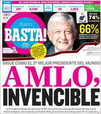 Portada de Diario Basta (M&eacute;xico)