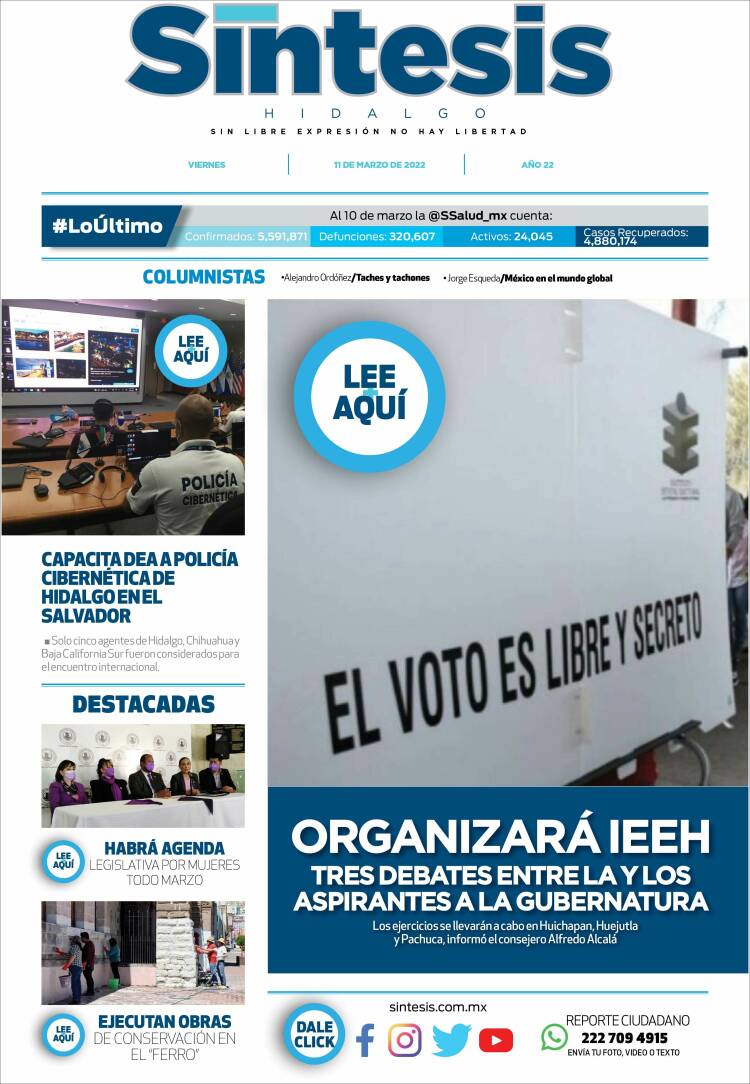 Portada de Sistesis - Hidalgo (M&eacute;xico)