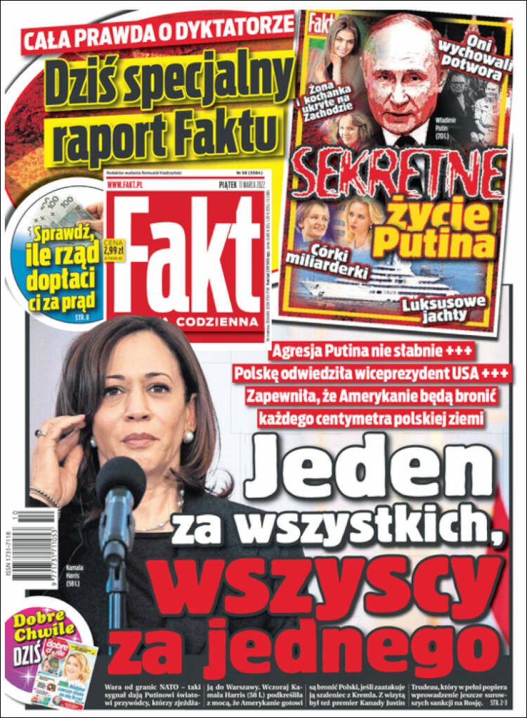 Portada de Fakt (Polonia)