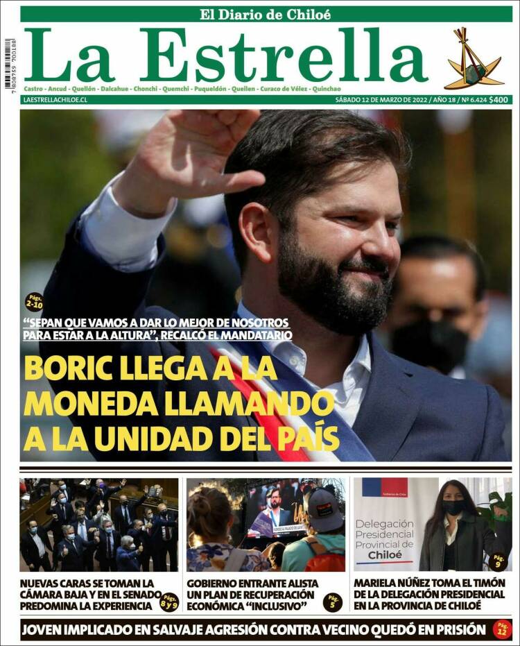 Portada de Estrella de Chiloé (Chile)
