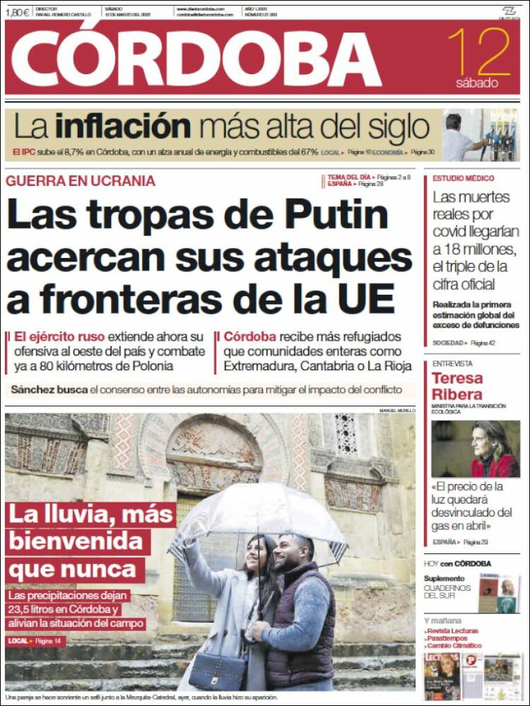 Portada de Diario de Córdoba (Espa&ntilde;a)