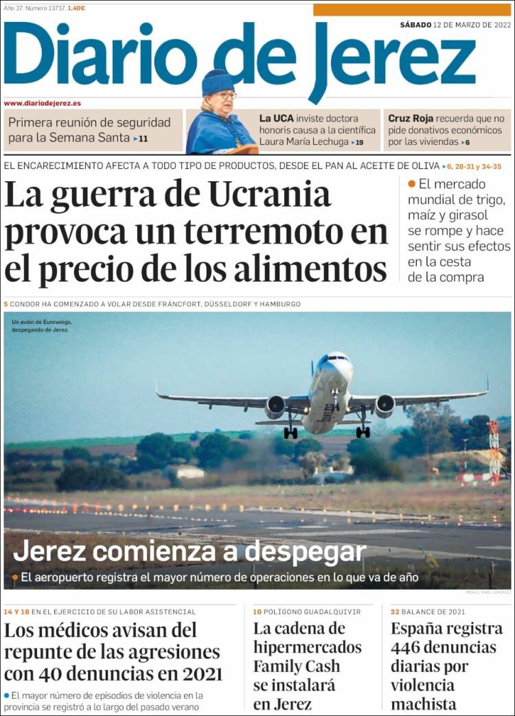 Portada de Diario de Jerez (Espa&ntilde;a)