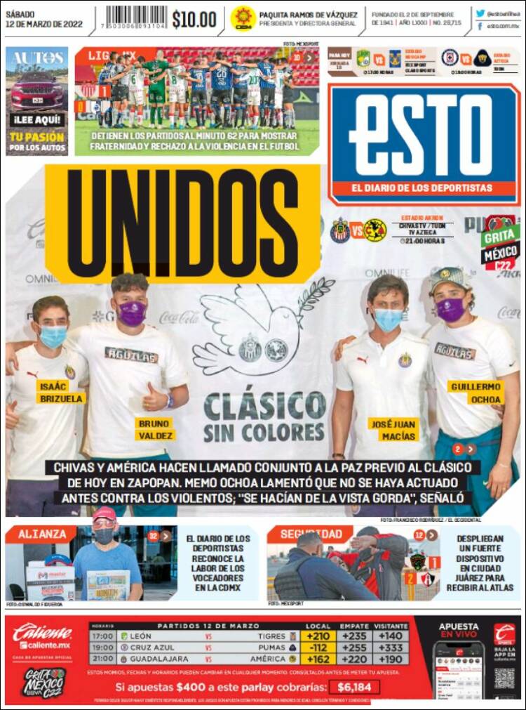 Portada de Esto (M&eacute;xico)