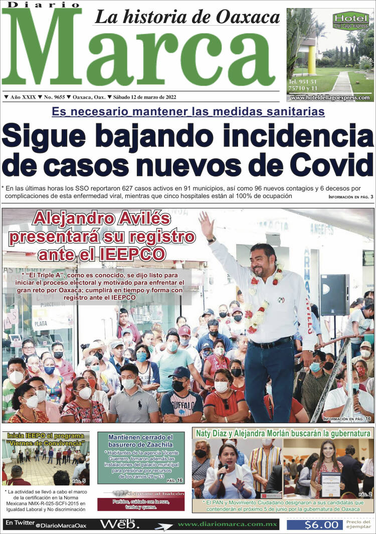 Portada de Diario Marca (M&eacute;xico)