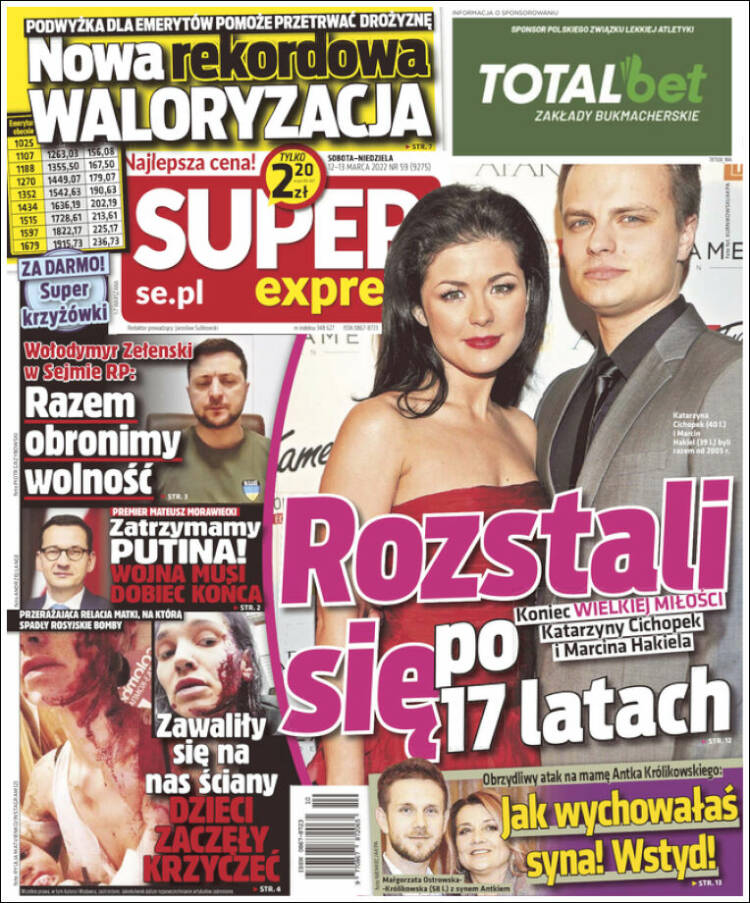 Portada de Super Express (Polonia)