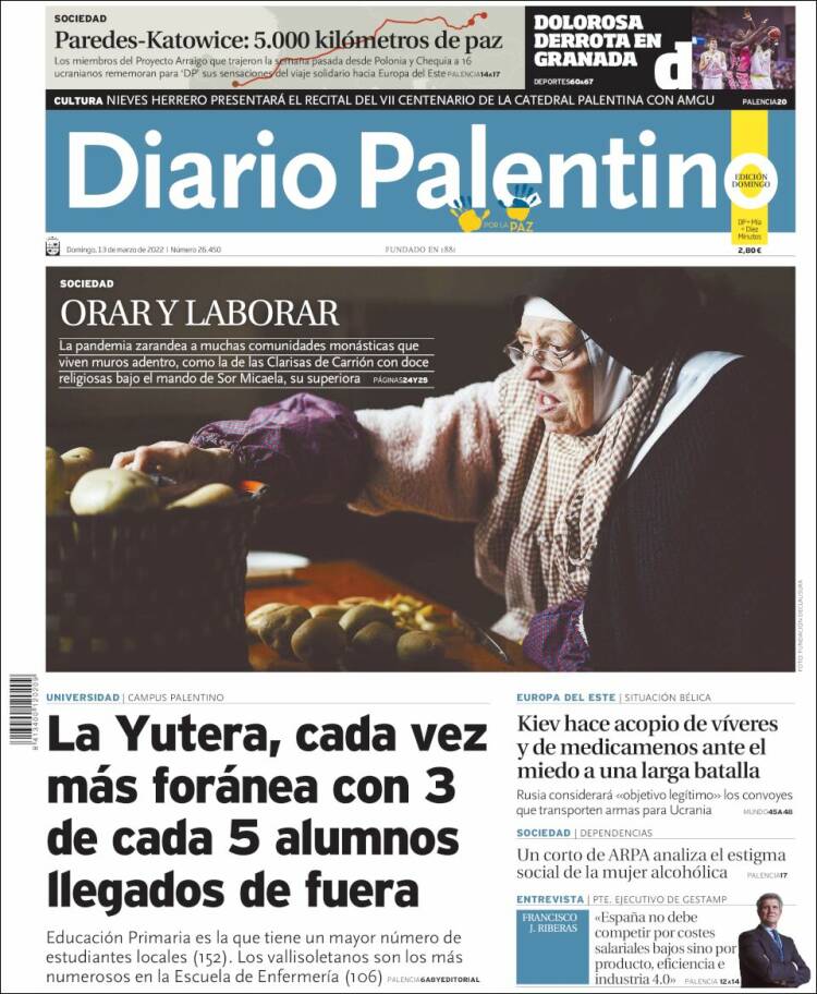 Portada de Diario Palentino (España)