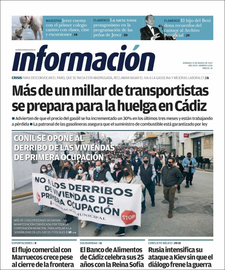 Portada de Información - Jerez (Spain)