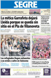 Portada de Segre  (Espa&ntilde;a)